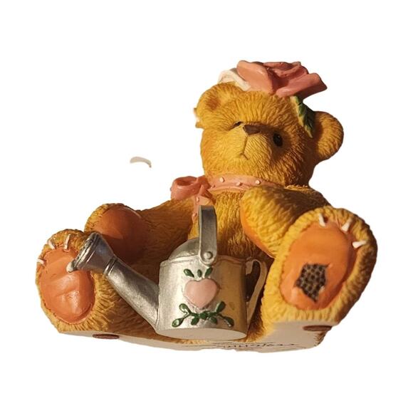 Enesco Cherished Teddies Rose 1996 Everything Is Coming Up Roses 202886 - Picture 8 of 9